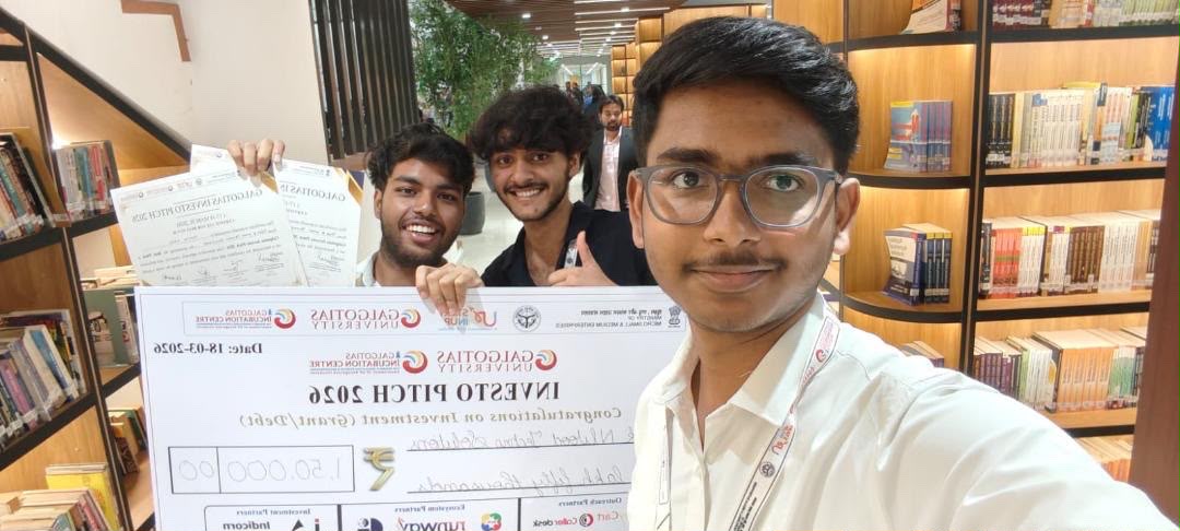 ₹1.5L investment won — Investo Pitch 2026